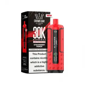 Strawberry Punch Al Fakher 30K Hypermax Prefilled Pod Kit